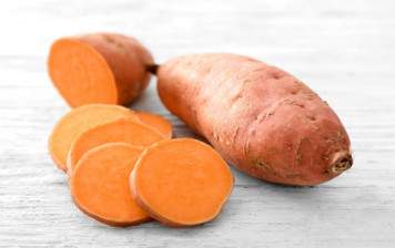 Organic sweet potato