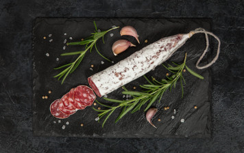 Dry sausage with truffles...